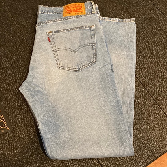 Levi’s 511 Light Blue Men’s Jeans - Picture 5 of 7